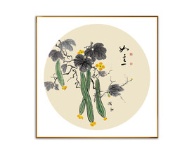 丝瓜国画
