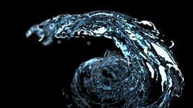 旋涡水花特效动画MOV视频