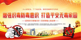 社区禁毒宣传展板