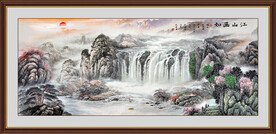 中堂山水画