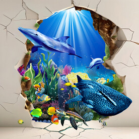 海底世界壁画