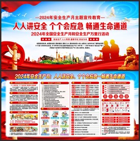 安全生产月宣传栏