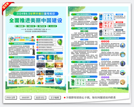世界环境日宣传单
