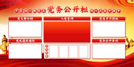 党务公开展板背景
