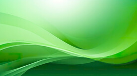 绿色渐变波浪背景