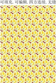 黄色水果图案 香蕉 