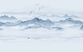 意境水墨风背景