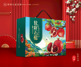 石榴包装 水果礼盒