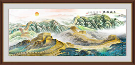 长城山水画