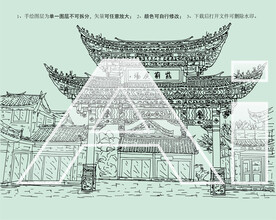 田州古镇紫荆广场牌坊