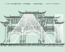 云天文化城大门