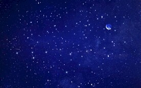 蓝色星空背景墙
