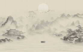 新中式意境山水画