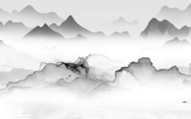 人气 新传灰色山水 TIF分层