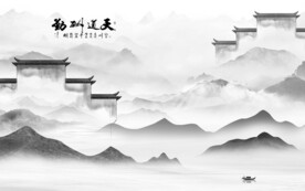 高雅 最新灰色山水 TiF分层