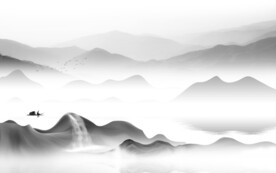 高端 新传灰色山水 TiF分层