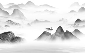 大气 新高端灰山水 TIF分层