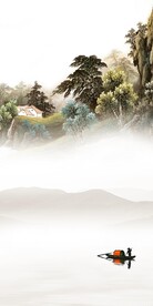 高端 新品中式玄关 TiF分层