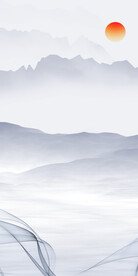 高端 新中式画玄关 TiF分层