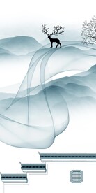 高档 现代中式玄关 TiF分层