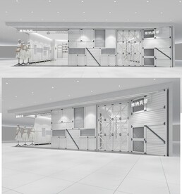 服装店面设计  档口设计效果 