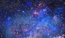 蓝色宇宙星空背景