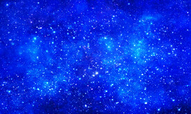 蓝色星空背景墙