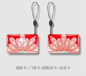 红色门禁卡