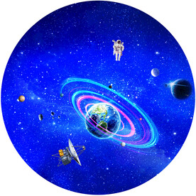 圆形星空