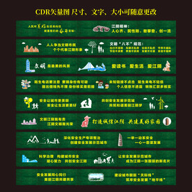 建筑工地绿植围墙城市围墙