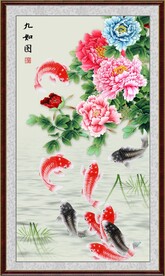 九鱼图