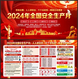 安全生产月宣传栏