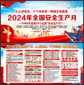 安全生产月展板