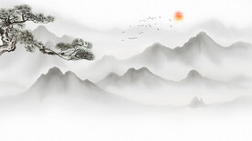 意境风景画背景