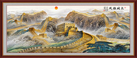 锦绣山河山水画