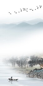 人气 现代山水玄关 TIF分层