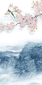 高清 中式清晰玄关 TiF分层