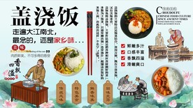 盖浇饭背景墙