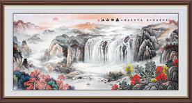 客厅山水画国画