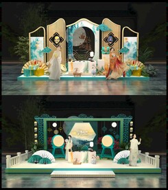 中国风美陈打卡DP点