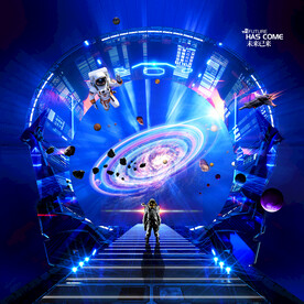 科幻星空背景墙