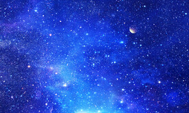 蓝色宇宙星空背景
