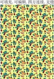 卡通小兔子  服装印花