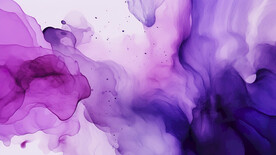 紫色水彩水墨画背景