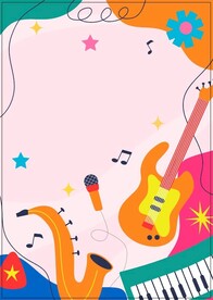 音乐节演唱会宣传海报模板