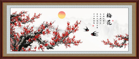 国画梅花