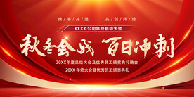 备战展板  百日冲刺