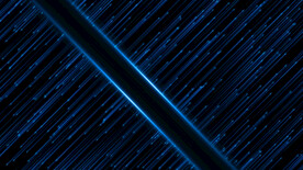 蓝色粒子光线舞台背景AE模板