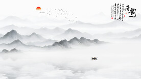 中式客厅电视背景墙