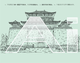 襄阳古城昭明台